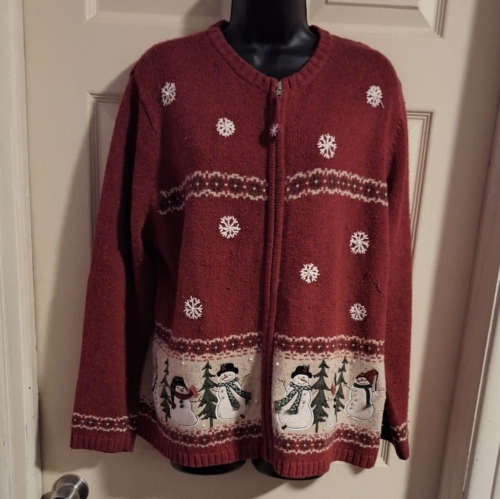 Croft&Barrow XL zip up sweater